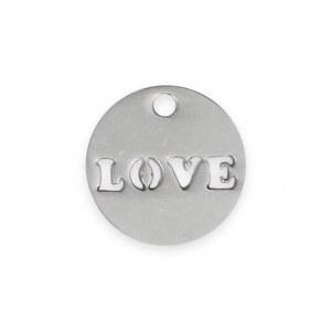 Stainless steel LOVE 12 mm x1