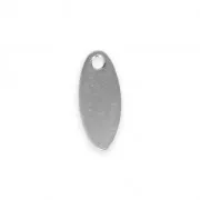 Stainless steel oval sequin 12x5 mm x5
