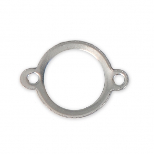 Stainless steel Spacer 2 loops for bracelet 18x13 mm x10
