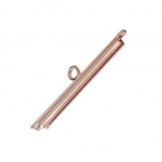Terminator for beads weaving 26 mm Rose Gold Tone x1|raw }}