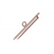 Terminator for beads weaving 20 mm Rose Gold Tone x1|raw }}