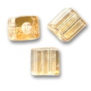Cubes Miyuki 4mm SB4-2439- Luster Light Smoky Topaz Gold x10g|raw }}