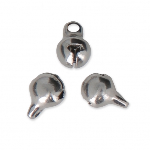 Stainless steel Bell charms 6 mm x5