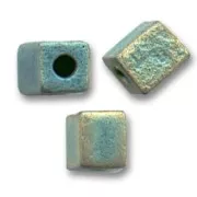 Cubes Miyuki 4mm SB4-2008- Mat Metallic Patina Iris x10g