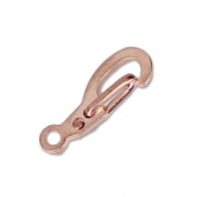 Lobster claw clasps 13 mm Rose Gold Tone x4|raw }}