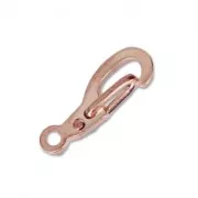 Lobster claw clasps 13 mm Rose Gold Tone x4