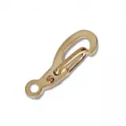 13 mm Safety Lobster Clasps - Fine gold plated x4