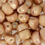 Bead cabochon Facettés 6 mm Opaque Rose Ceramic Look x25|raw }}
