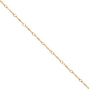 1.5mm fancy mesh - Gold filled x50cm