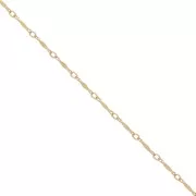 1.5mm fancy mesh - Gold filled x50cm