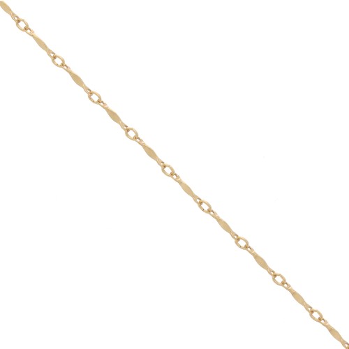 1.5mm fancy mesh - Gold filled x50cm