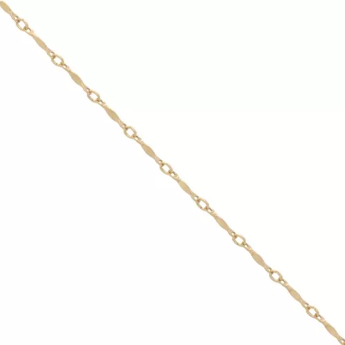 1.5mm fancy mesh - Gold filled x50cm