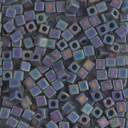 Cubes Miyuki 3mm SB3-401FR - Black Mat AB x10g