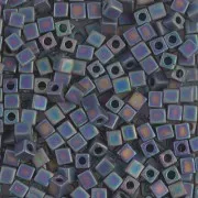 Cubes Miyuki 3mm SB3-401FR - Black Mat AB x10g