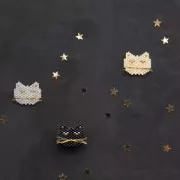 Pins base 10 mm fine Gold plated x1