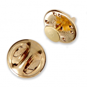 Pins base 6 mm fine Gold plated x1