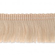 Fringed galon to customize shoes and clothes 25 mm Cream x1m|raw }}
