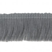 Fringed galon to customize shoes and clothes 25 mm Grey x1m
