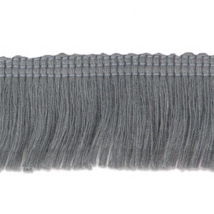 Fringed galon to customize shoes and clothes 25 mm Grey x1m
