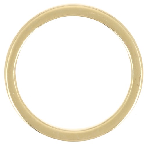 Mounting round element for beadweaving 12 mm - Gold Tone x1