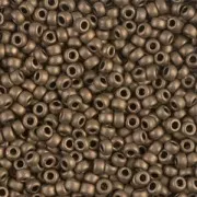 Miyuki 11/0 Seed Beads 2006 - Matte Metallic Dark Bronze x100g