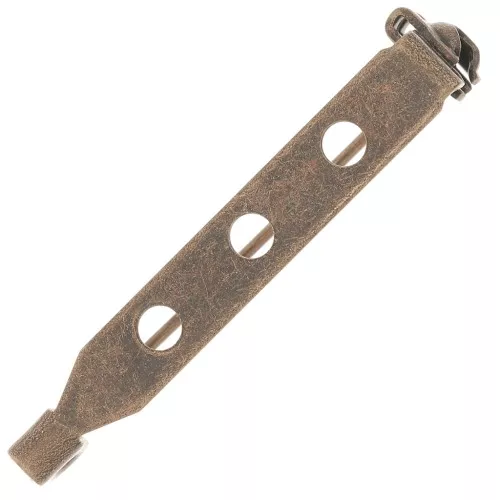Brooch base 33 mm Bronze Tone x1