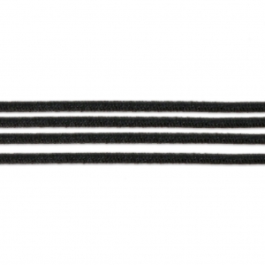 Elastic thread for customisation and DIY creation DIY 1.3 mm Black x 1 m