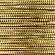 Cotton yarn with lurex 1 mm Gold Tone x 1 m