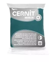 Cernit Polymer clay with metallic mica's effect 56gr Turquoise Gold x1