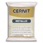 Cernit Polymer clay with metallic mica's effect 56gr Antique Gold x1