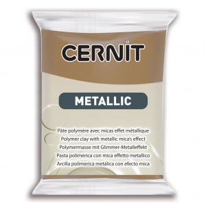 Cernit Polymer clay with metallic mica's effect 56gr Antique Bronze x1
