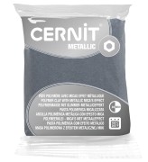 Cernit Polymer clay with metallic mica's effect 56gr Silver x1