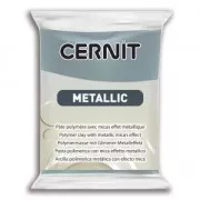 Cernit Polymer clay with metallic mica's effect 56gr Steel x1