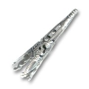 Filigree cone 9x40mm Antique Silver Plating|raw }}