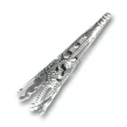 Filigree cone 9x40mm Antique Silver Plating