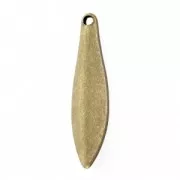 Drop-shaped sequins 19.5 mm Bronze Tone x4