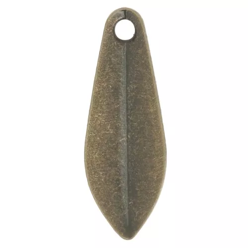 Drop shape sequins 11 mm Bronze Tone x6
