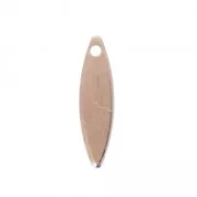 Smooth drop sequins 15 mm Rose Gold Tone x10