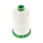 Vega polyester yarn size 30 White n°100 x450m