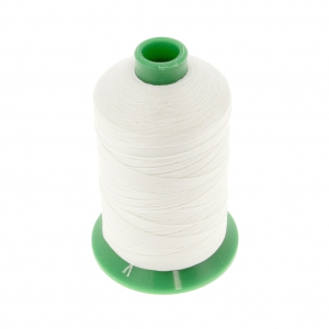 Vega polyester yarn size 30 White n°100 x450m