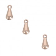 Charms drop 7 mm Rose Gold Tone x20|raw }}