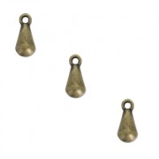 Charms drop 7 mm Bronze Tone x20|raw }}