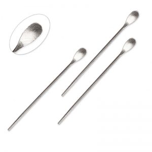 Drop head pins 36x0,7 mm Fine silver plating x10