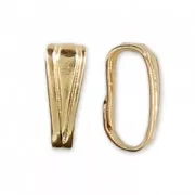 Bail 6 mm fine Gold plated x20