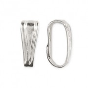 Bail 6 mm Fine silver plating x20