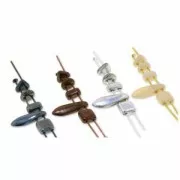 Czech Glass beads Czechmates Diamond 2 holes 4x6 mm Gold Bronze x5g