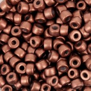 Matubo 8/0 Seed Beads - 3.15 mm Red Copper Matte x 10 g