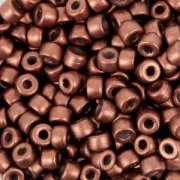 Matubo 8/0 Seed Beads - 3.15 mm Red Copper Matte x 10 g