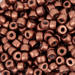 Matubo 8/0 Seed Beads - 3.15 mm Red Copper Matte x 10 g