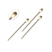 Drop head pins 36x0,7 mm Fine Gold plated x10|raw }}